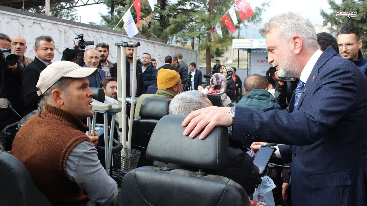 Kahramanmaraş'ta Engelliler İçin Tekerlekli Sandalye Desteği