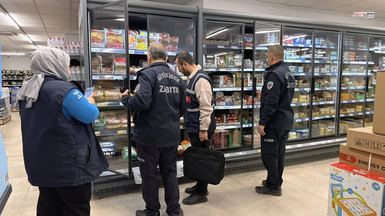 Kahramanmaraş’ta zabıta ekiplerinden fiyat ve etiket denetimi