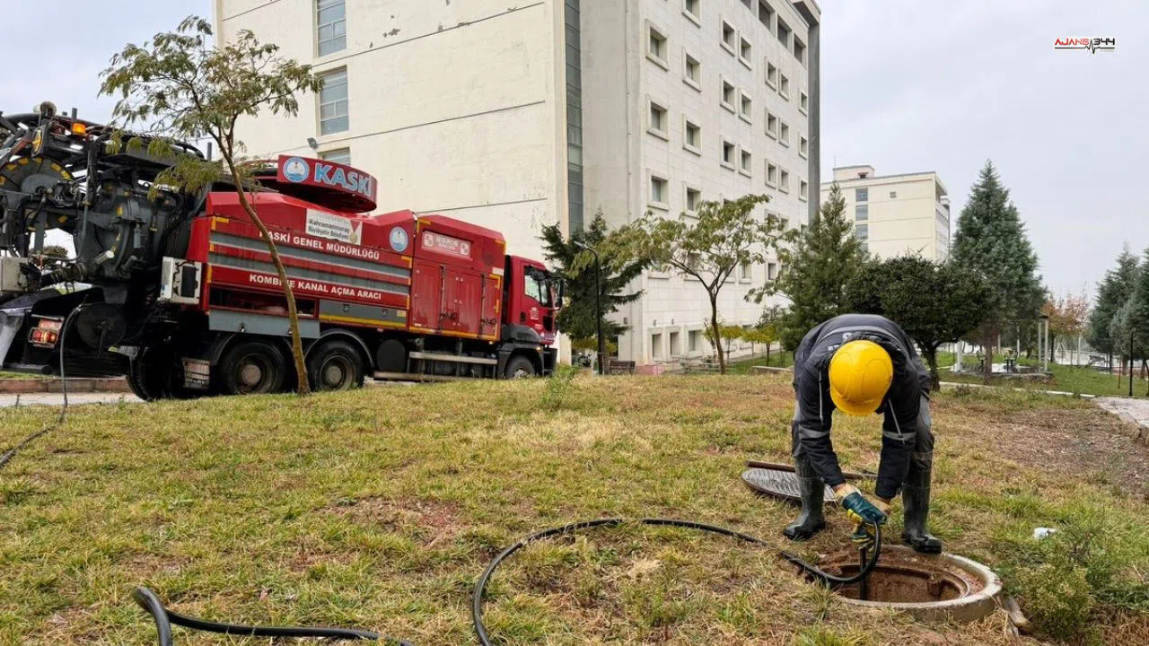 Kahramanmaraş'ta Yağış Önlemleri Kapsamında KASKİ Ekipleri Seferber Oldu