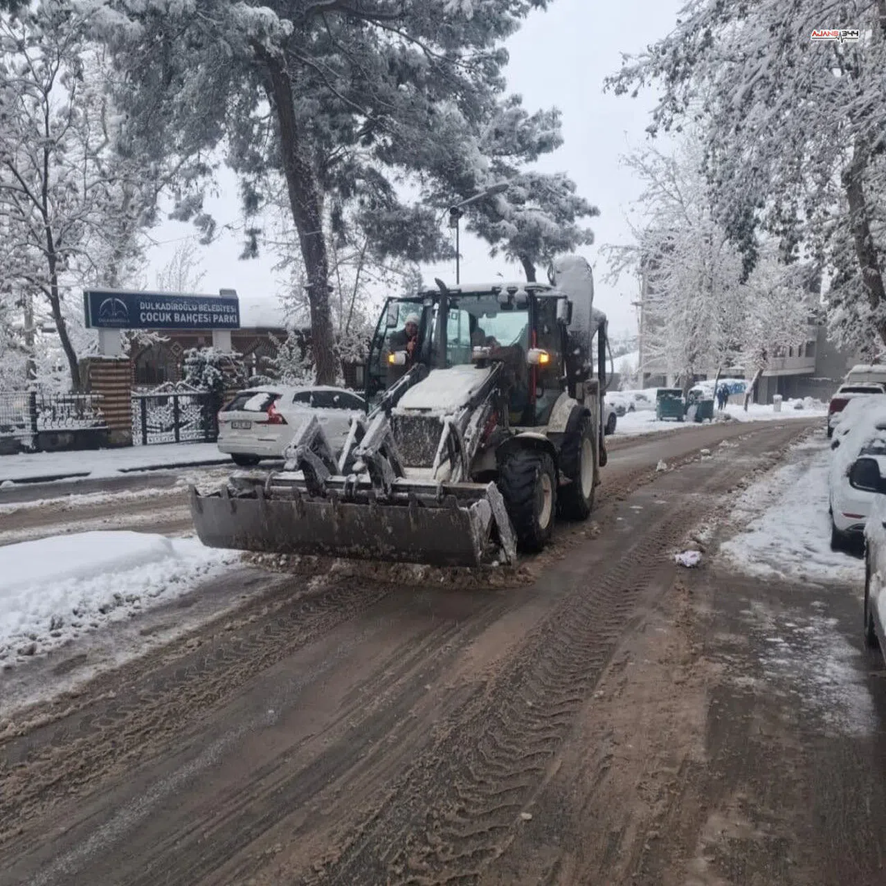 KASKİ’den 53 araçla Kahramanmaraş’ta karla mücadele desteği