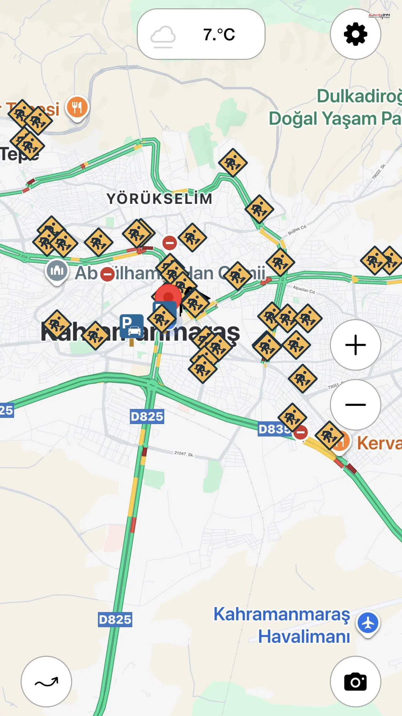 Kahramanmaraş'ın tüm yol bilgileri artık "KMBB Cep Trafik'de"