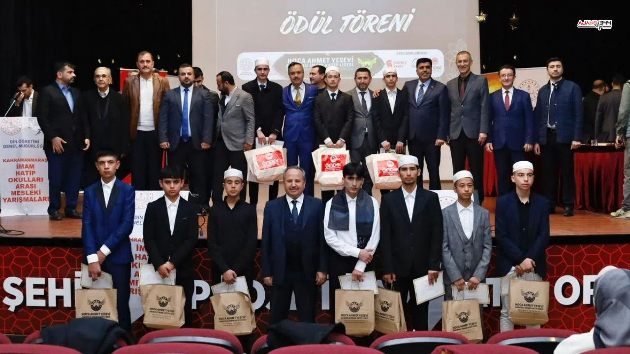 Kahramanmaraş'ta Kuran'ı güzel okuma yarışmasının kazananları belli oldu