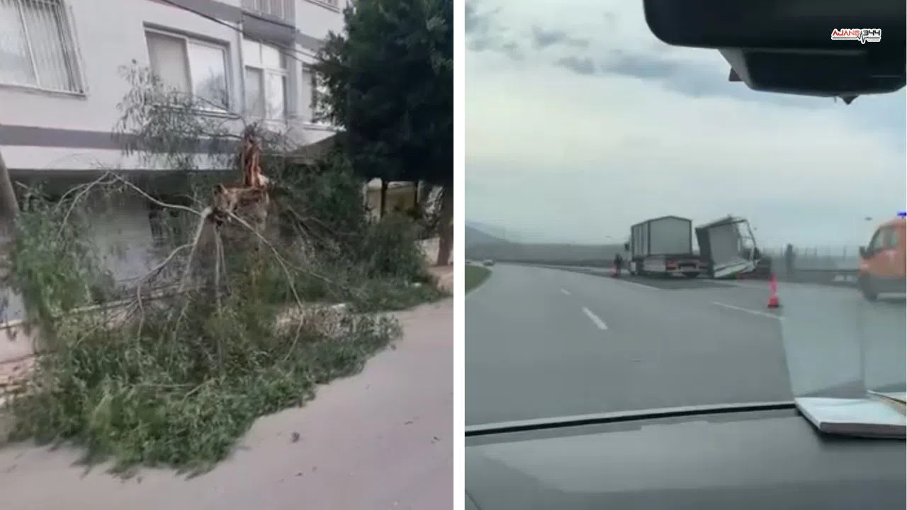 Meteorolojinin Uyardığı Fırtına Sahilleri Vurdu