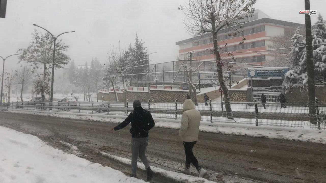 Kahramanmaraş beyazlara büründü