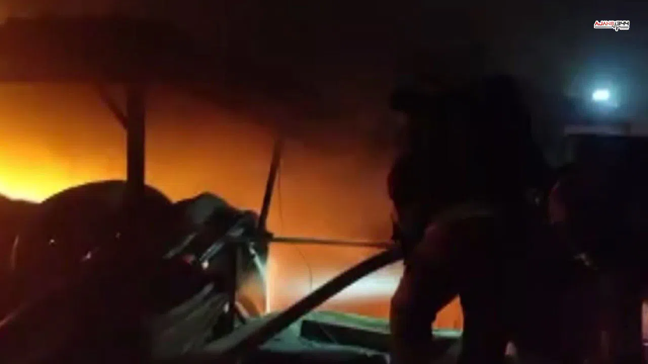 Kahramanmaraş'ta sanayi sitesinde korkutan yangın