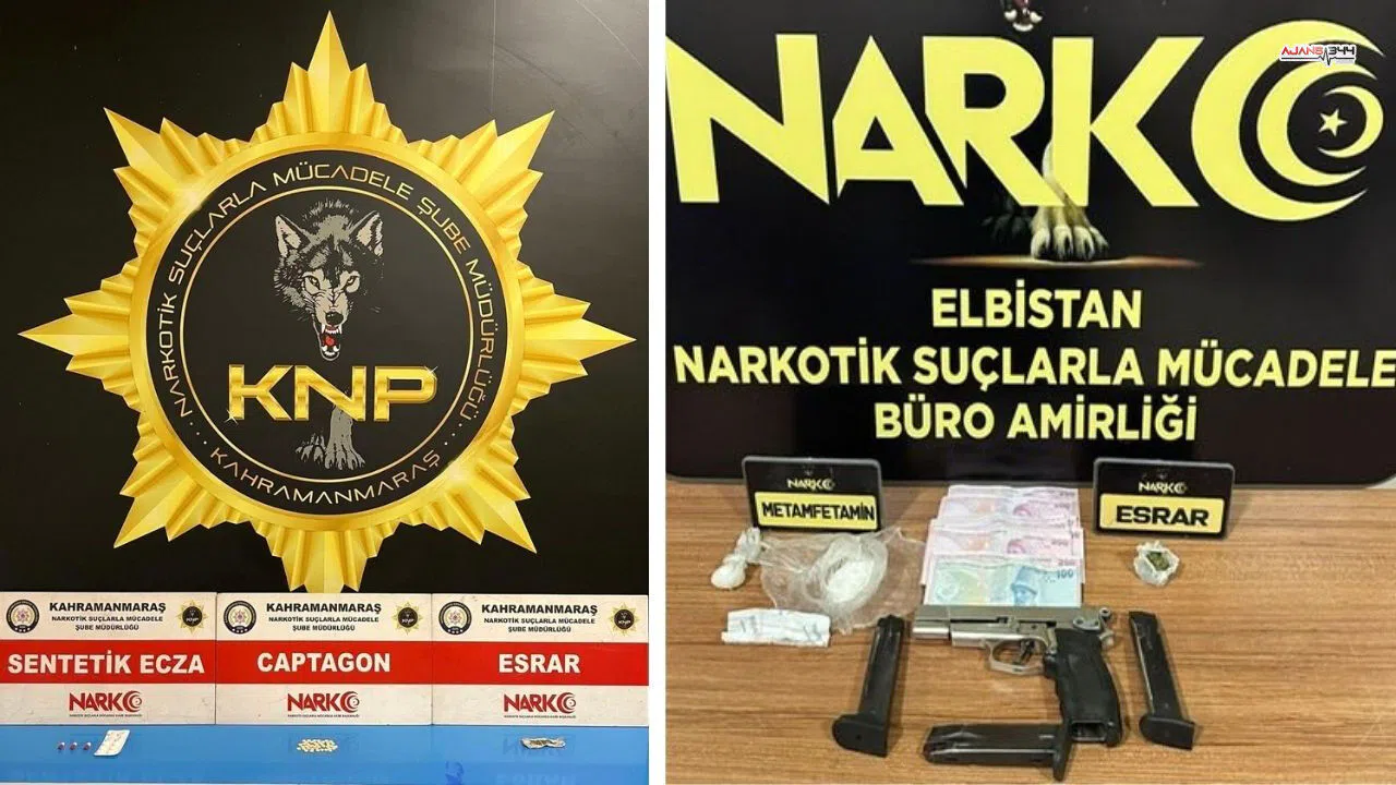 Kahramanmaraş'ta Polis Ekipleri Zehir Tacirlerine Göz Açtırmadı