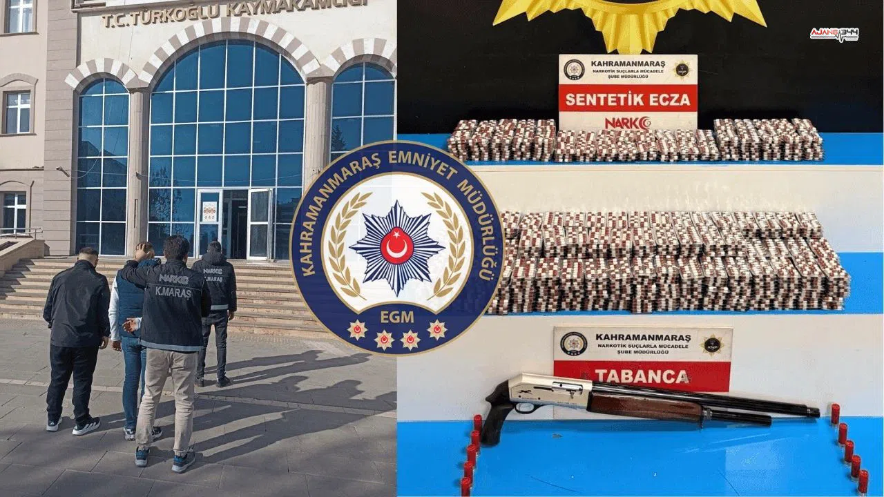 Kahramanmaraş'ta Çok Sayıda Yasaklı Madde Ele Geçirildi