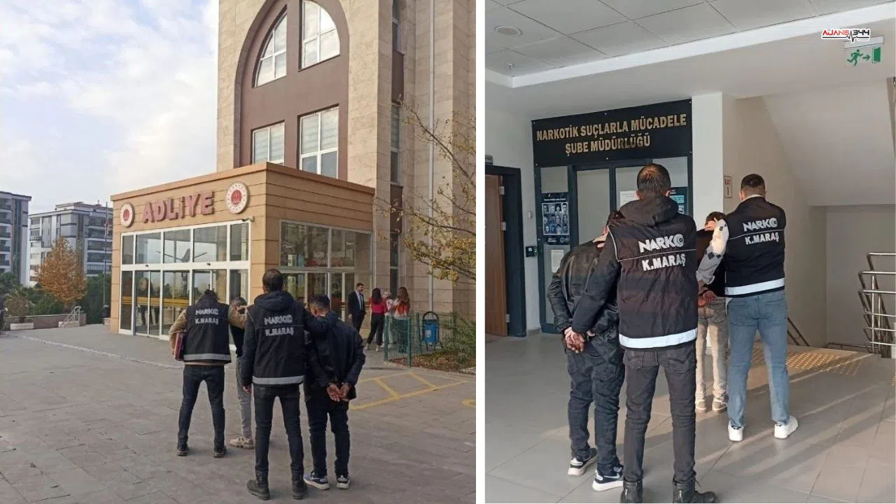 Kahramanmaraş Narkotik ve KOM'undan Çifte Operasyon