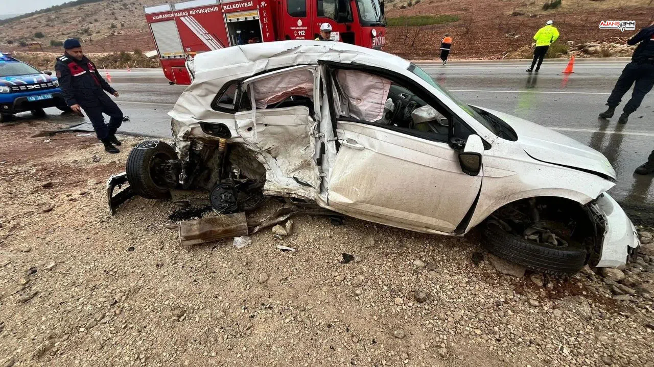 Kahramanmaraş'ta Trafik Kazası Can Aldı