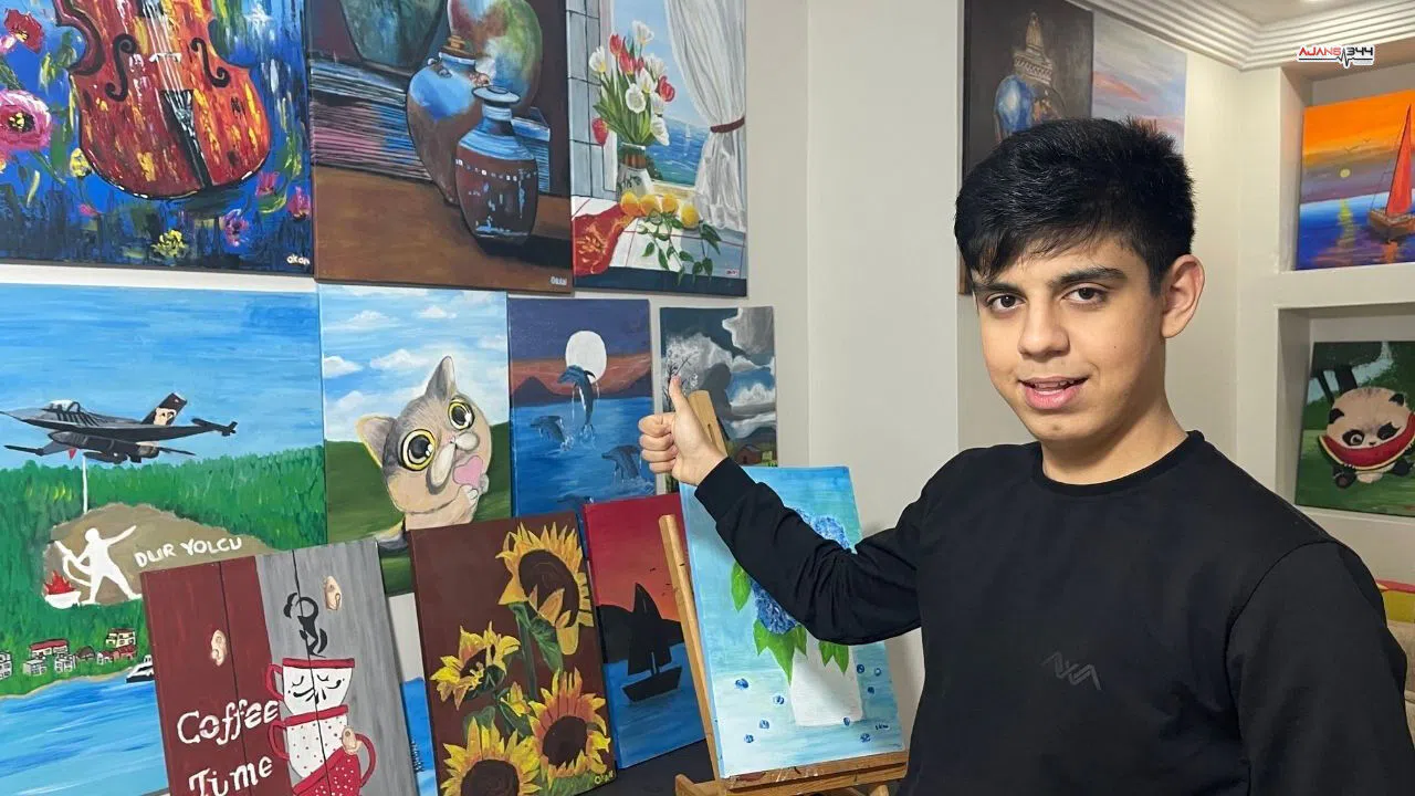 Yetenek Engel Tanımadı Otizmli Okan Güzel Sanatlar Lisesi'ni Kazandı