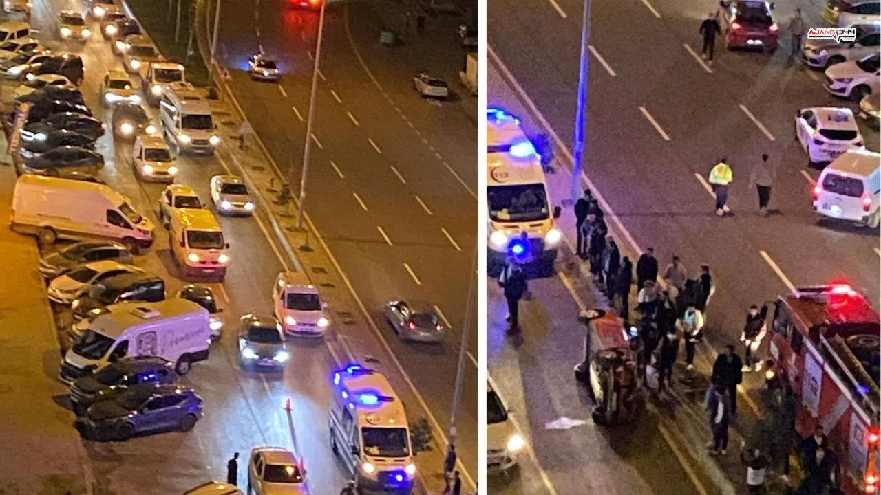 Kahramanmaraş'ta hakiminiyetini kaybeden araç takla attı