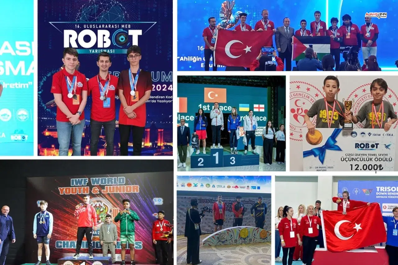 2025'te Türk Öğrenciler, Uluslararası Yarışmalarda 272 Madalya Kazandı