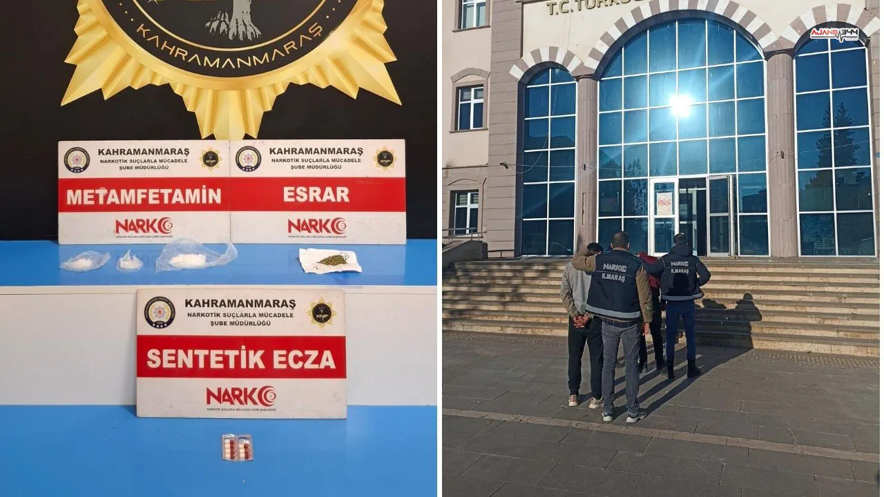 Kahramanmaraş'ta narkotik operasyonda 29 gram yasaklı madde ele geçti