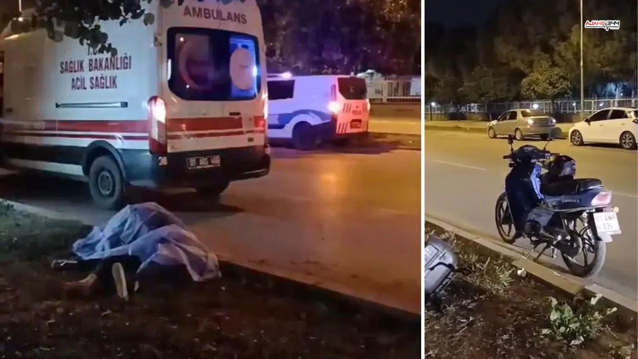 Motosiklet sürücüsü kazada yaşamını yitirdi