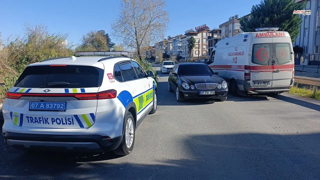 2.14 promil alkollü scooter sürücüsü çukura düştü yaralandı