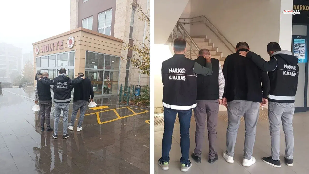 Kahramanmaraş'ta Yasaklı Madde Operasyonu 3 Kişi Tutuklandı