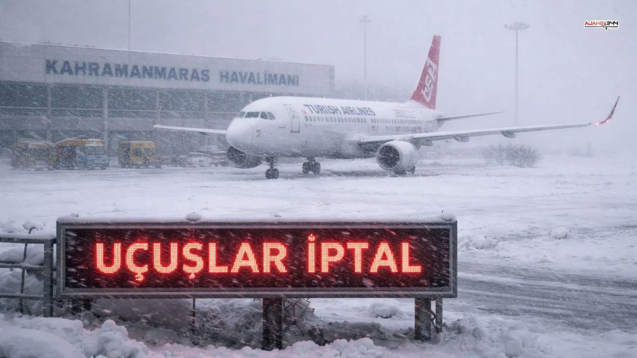 Olumsuz Hava Koşulları Kahramanmaraş’ta Uçuşları Durdurdu