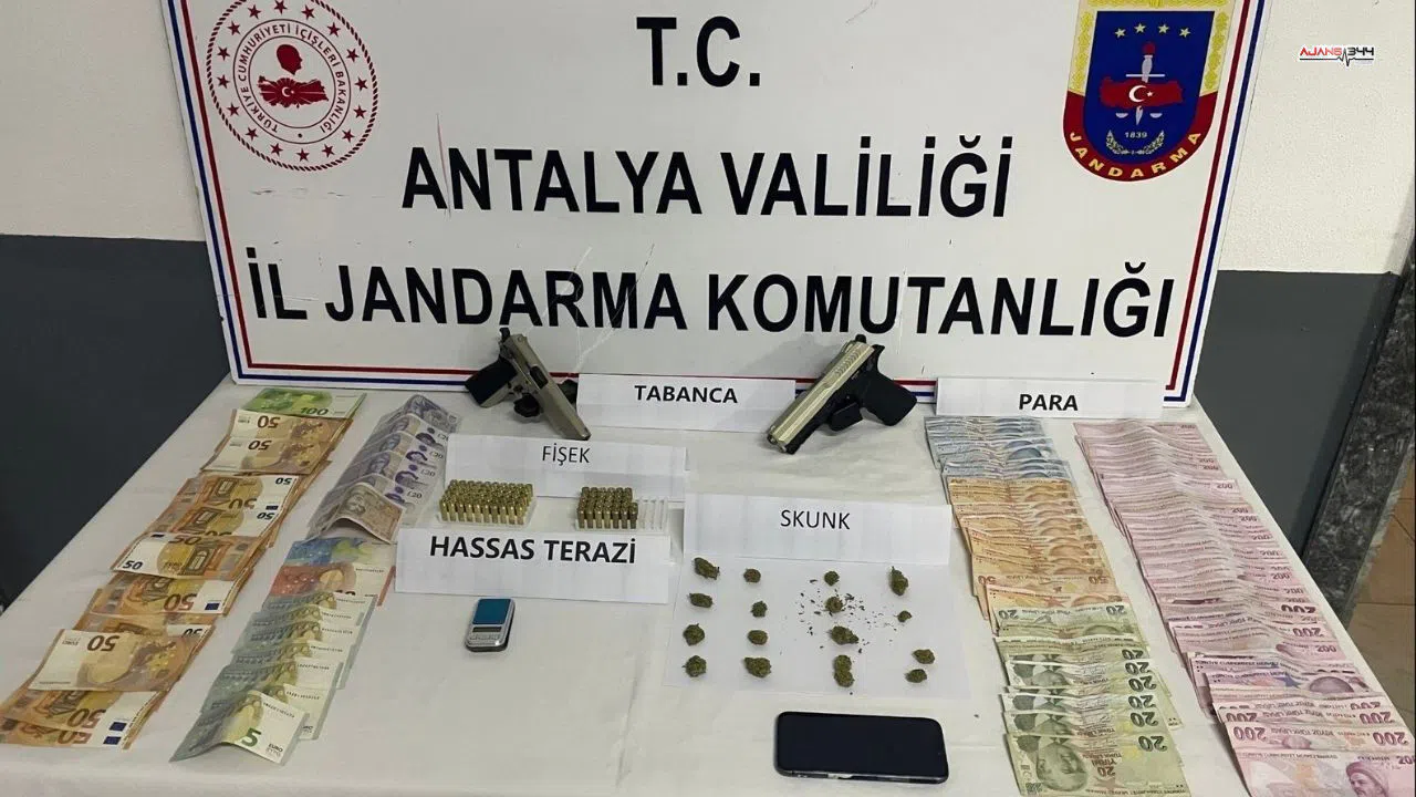 Narkotik timleri Manavgat'ta operasyon yaptı: 50 gram skunk ele geçirildi