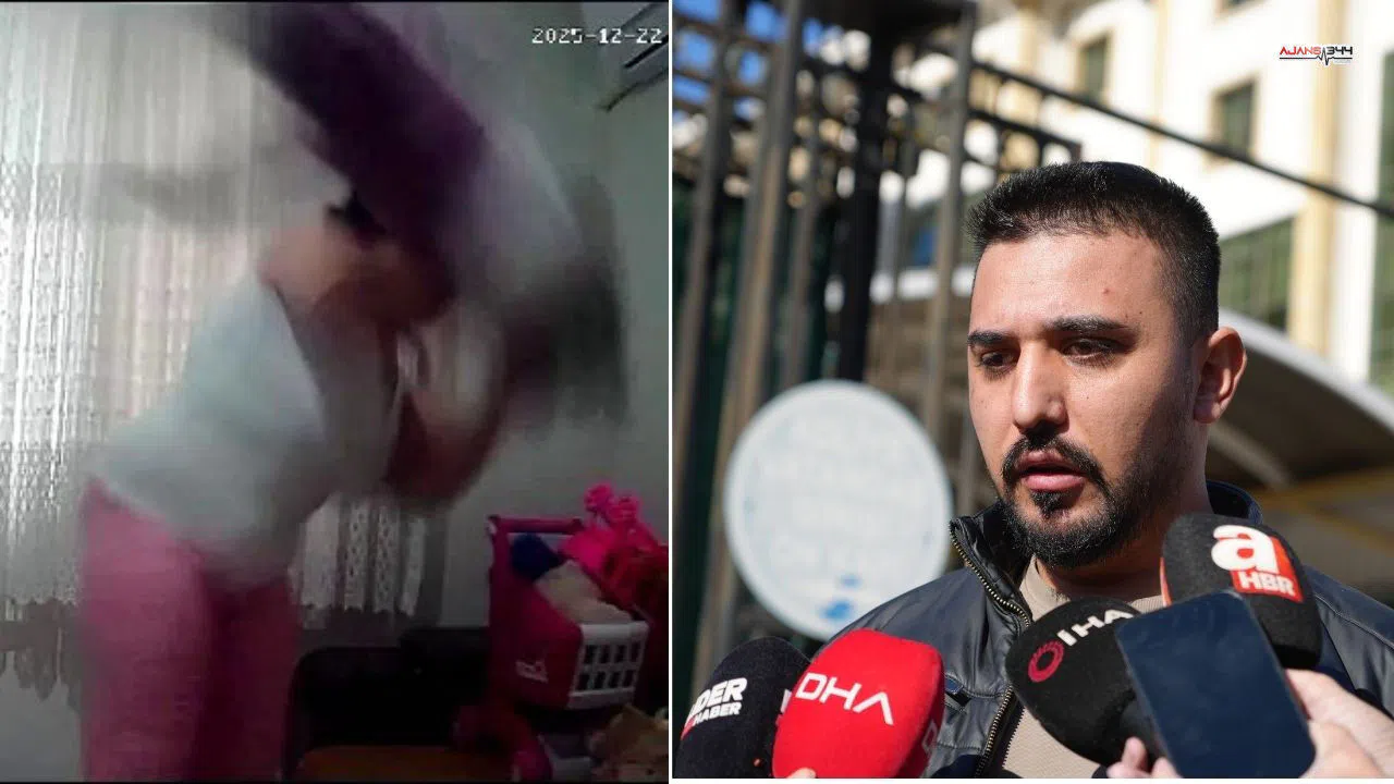 Bir yaşındaki bebeğine şiddet uygulayan anne gizli kameraya yakalandı