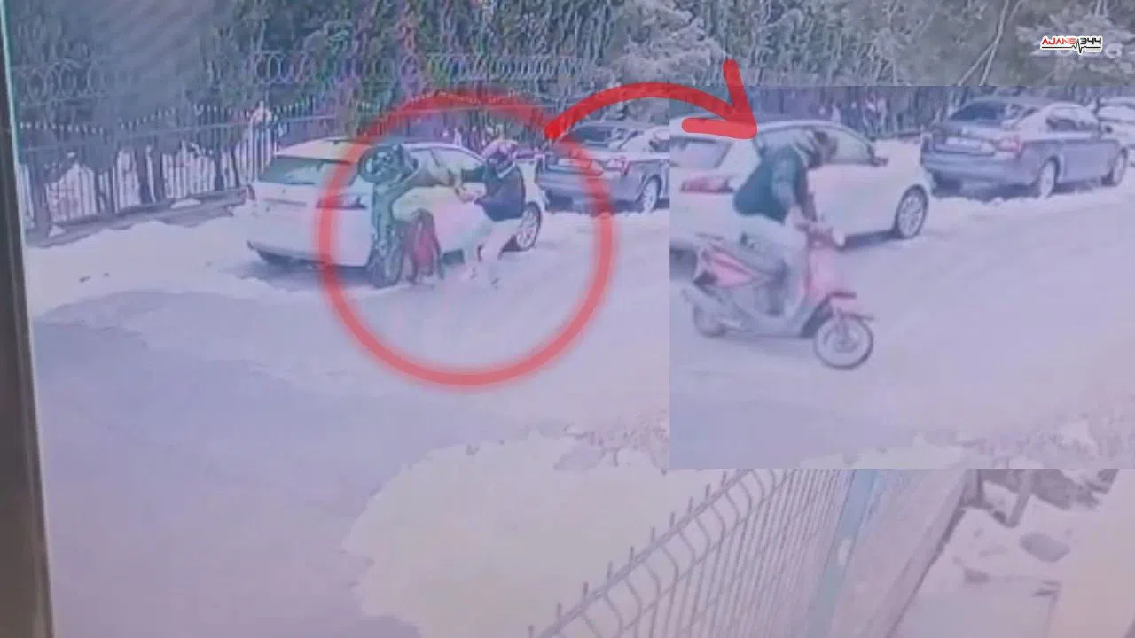 Elektrikli Bisikletli Park Halindeki Araca Çarptı ve Kaçtı