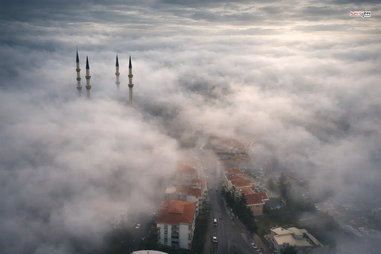 Yoğun Sis Kahramanmaraş'ta Günlük Hayatı Olumsuz Etkiledi