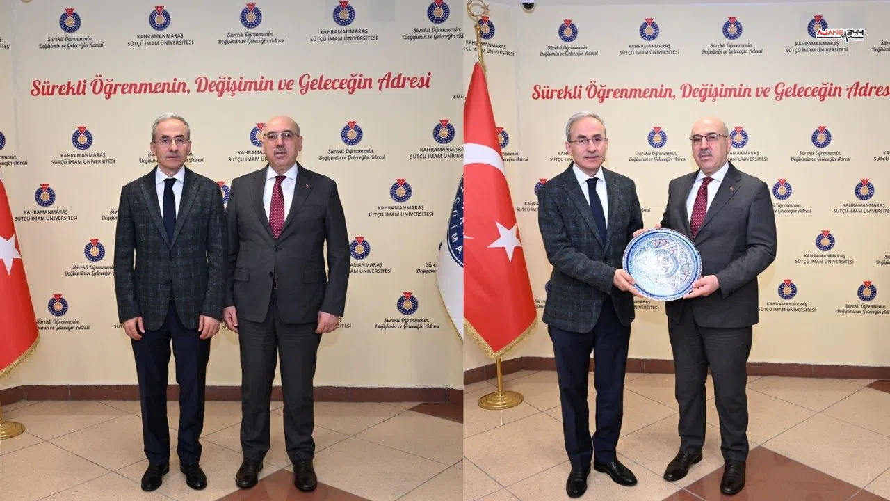 GİBTÜ Rektörü Demir’den KSÜ Rektörü Ak’a Ziyaret