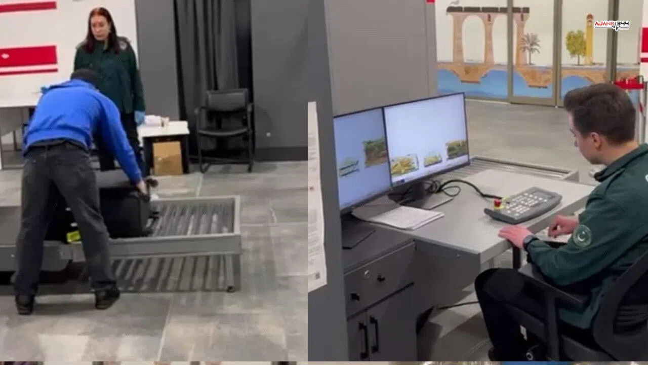 Havalimanında şaşkına çeviren yakalama