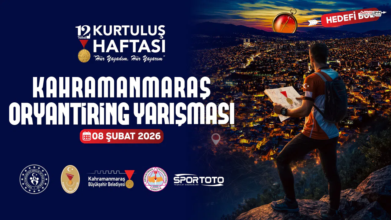 Kahramanmaraş’ta oryantiring yarışması başvuruları başladı