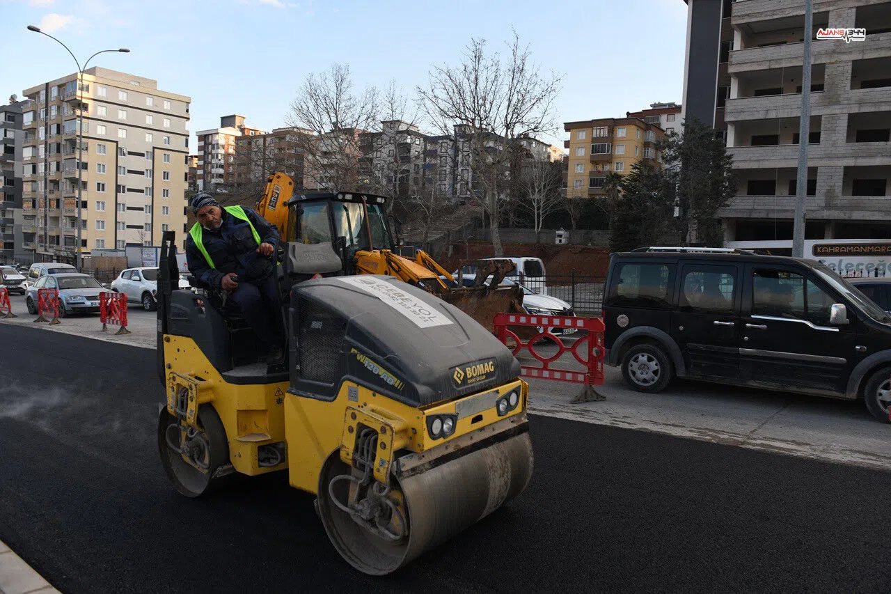 Kahramanmaraş’ta yol konforu için gece gündüz mesai
