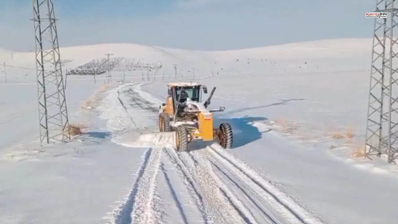 Kahramanmaraş’ta kar yağışı durmadı, Büyükşehir kırsalda teyakkuzda