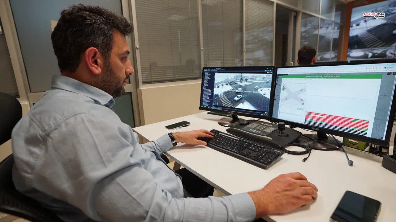 Kahramanmaraş’ta karla mücadeleye teknolojik takip desteği