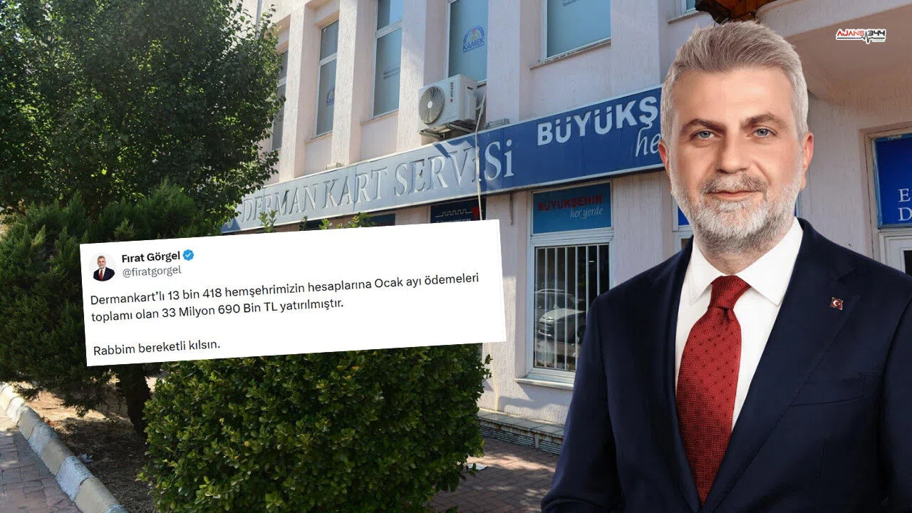 Kahramanmaraş'ta ocak ayında Dermankartlı 13 bin aileye 33 milyon TL’yi aşan destek