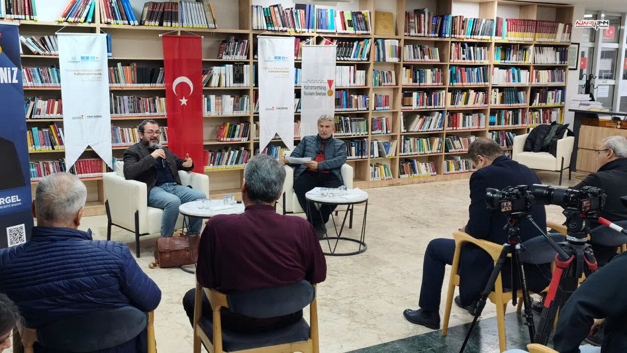 Yazarlar Köneçoğlu ve Süngü Kahramanmaraş’ta edebiyatseverlerle buluştu