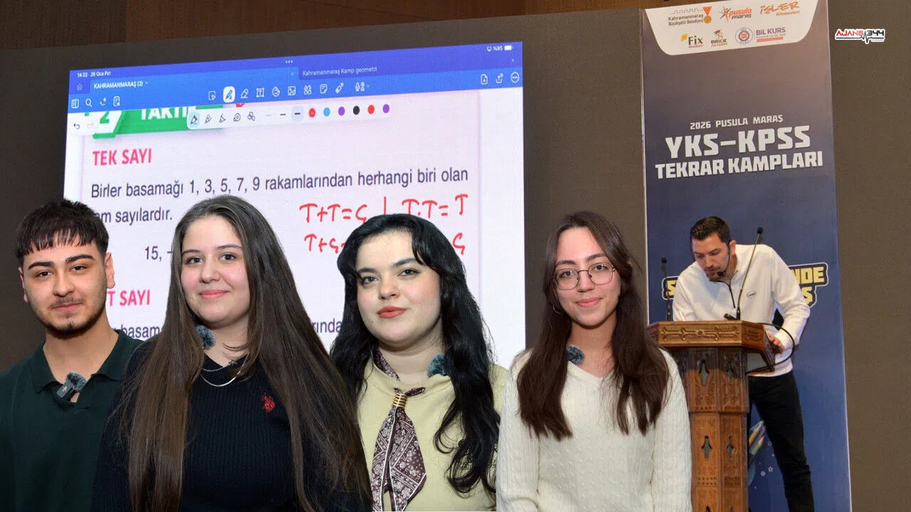 Kahramanmaraş’ta YKS kampı başladı