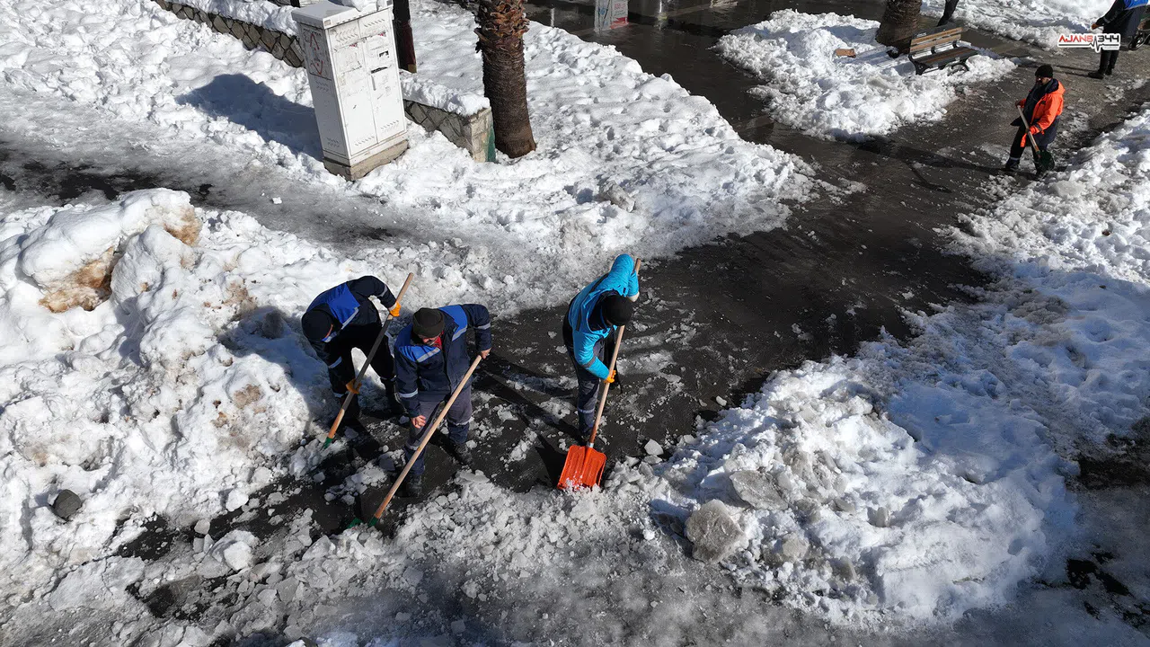 Kahramanmaraş’ta kar tedbirleri en üst seviyede