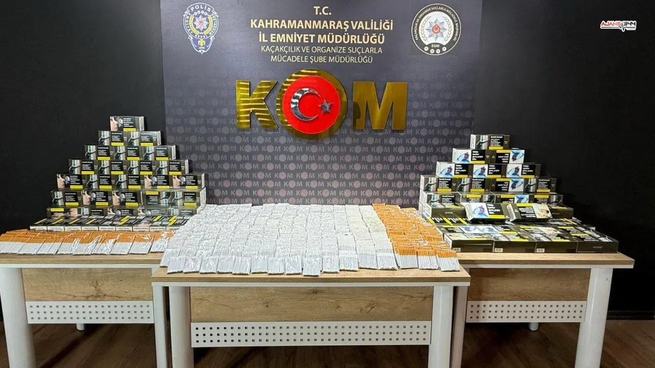 Maraş’ta kaçakçılık ve organize suçlara darbe