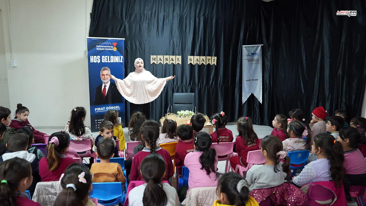 Kahramanmaraş’ta minikler masal yolculuğuna çıktı