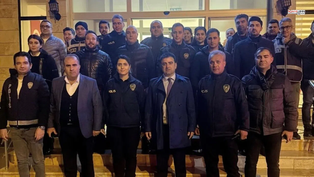 Yol kontrollerinde görev alan ekiplere beklenmedik ziyaret