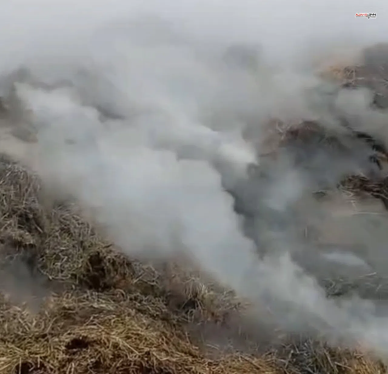 Samanlık Yangını Kontrol Altına Alındı