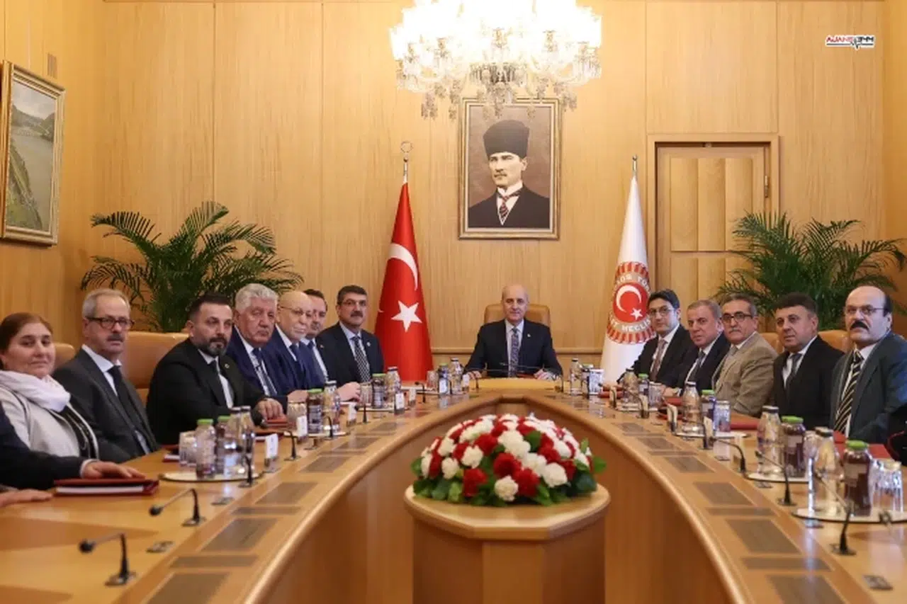TBMM Başkanı Kurtulmuş'tan Ezidi heyetine