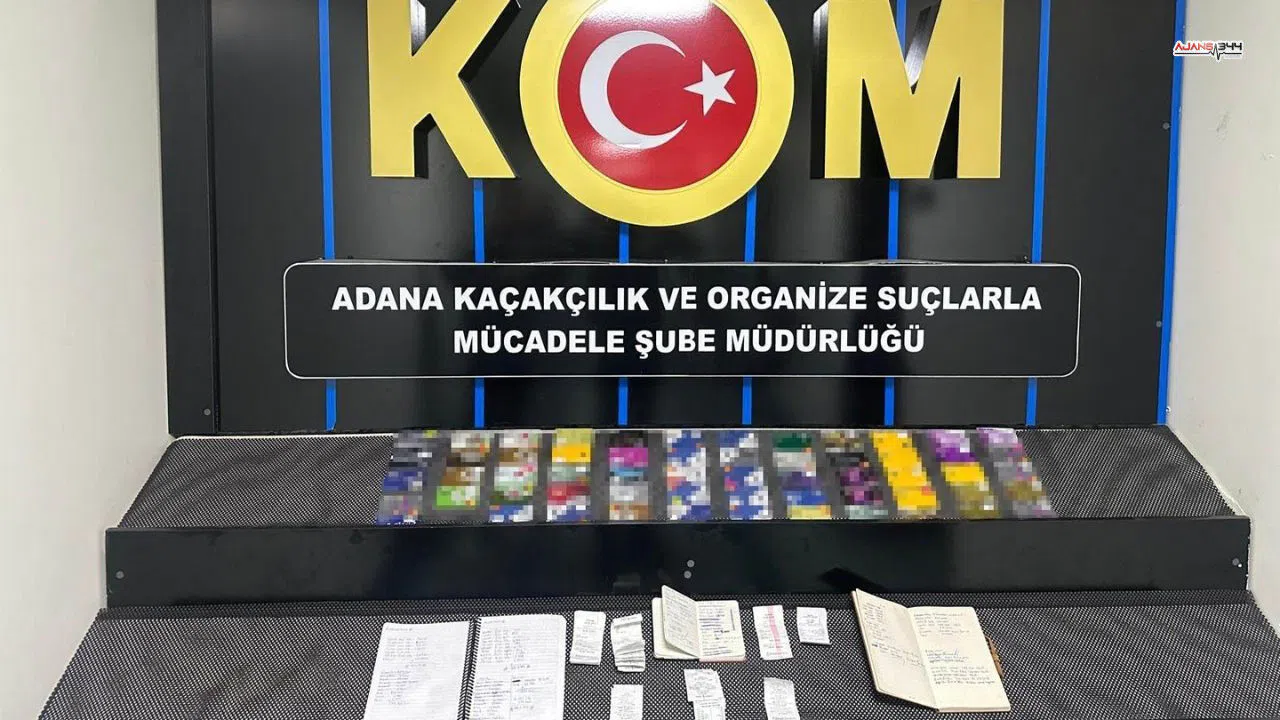 Tefecilik operasyonunda onlarca banka kartı ele geçirildi