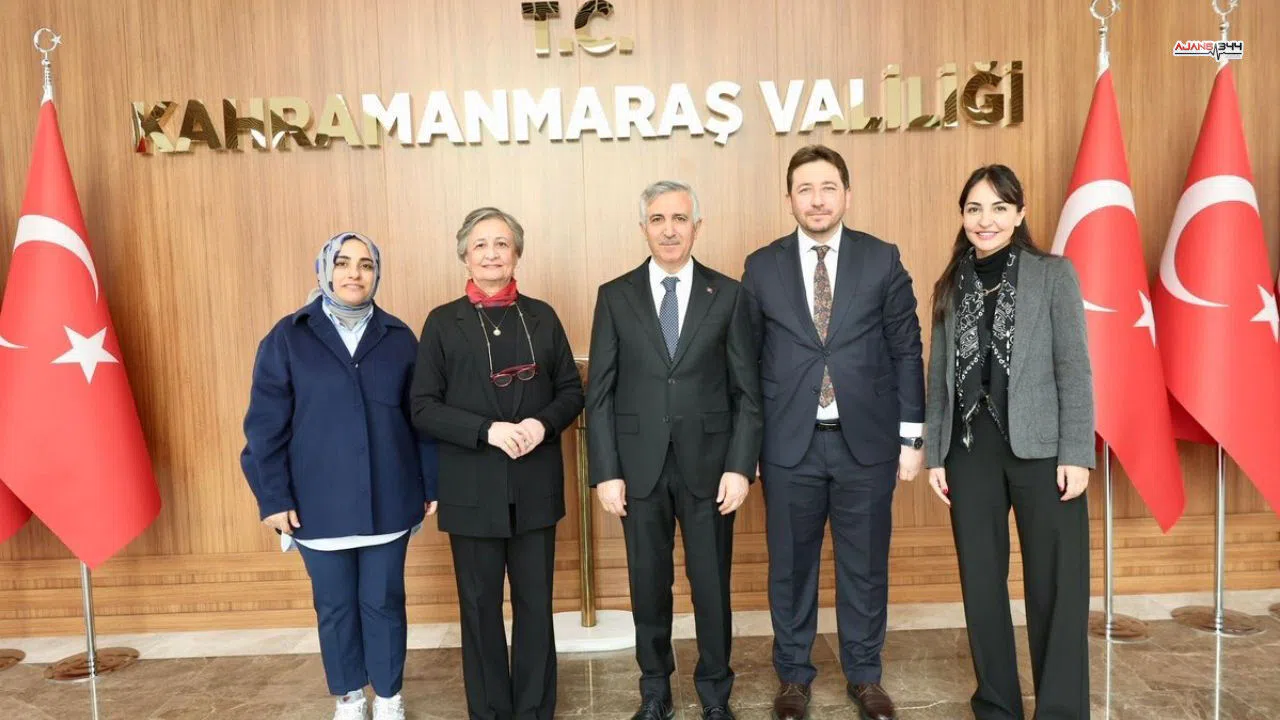 Kahramanmaraş Valisi Mükerrem Ünlüer, TOGEMDER heyetini ağırladı