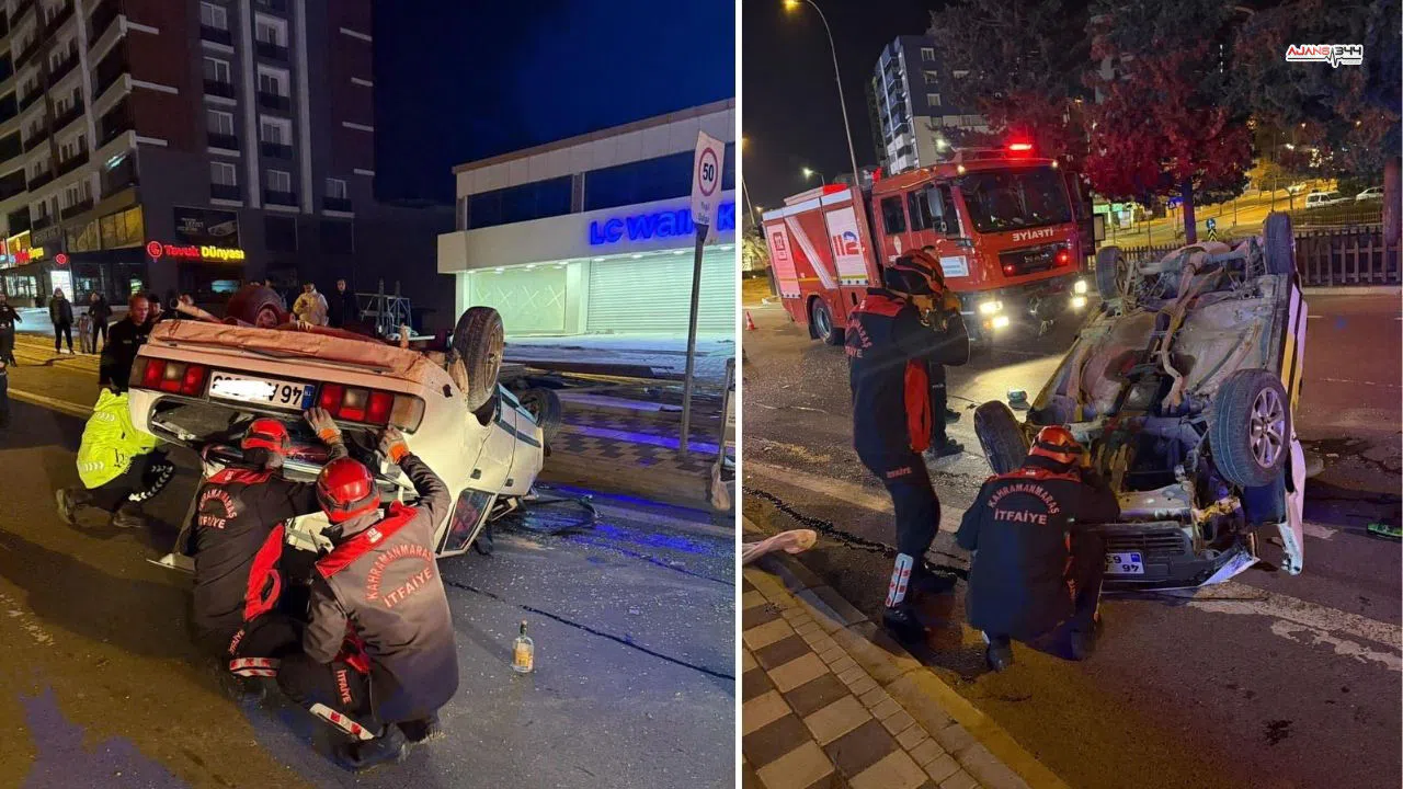 Trafik Kazasında Araçta Sıkışan Vatandaş Kurtarıldı