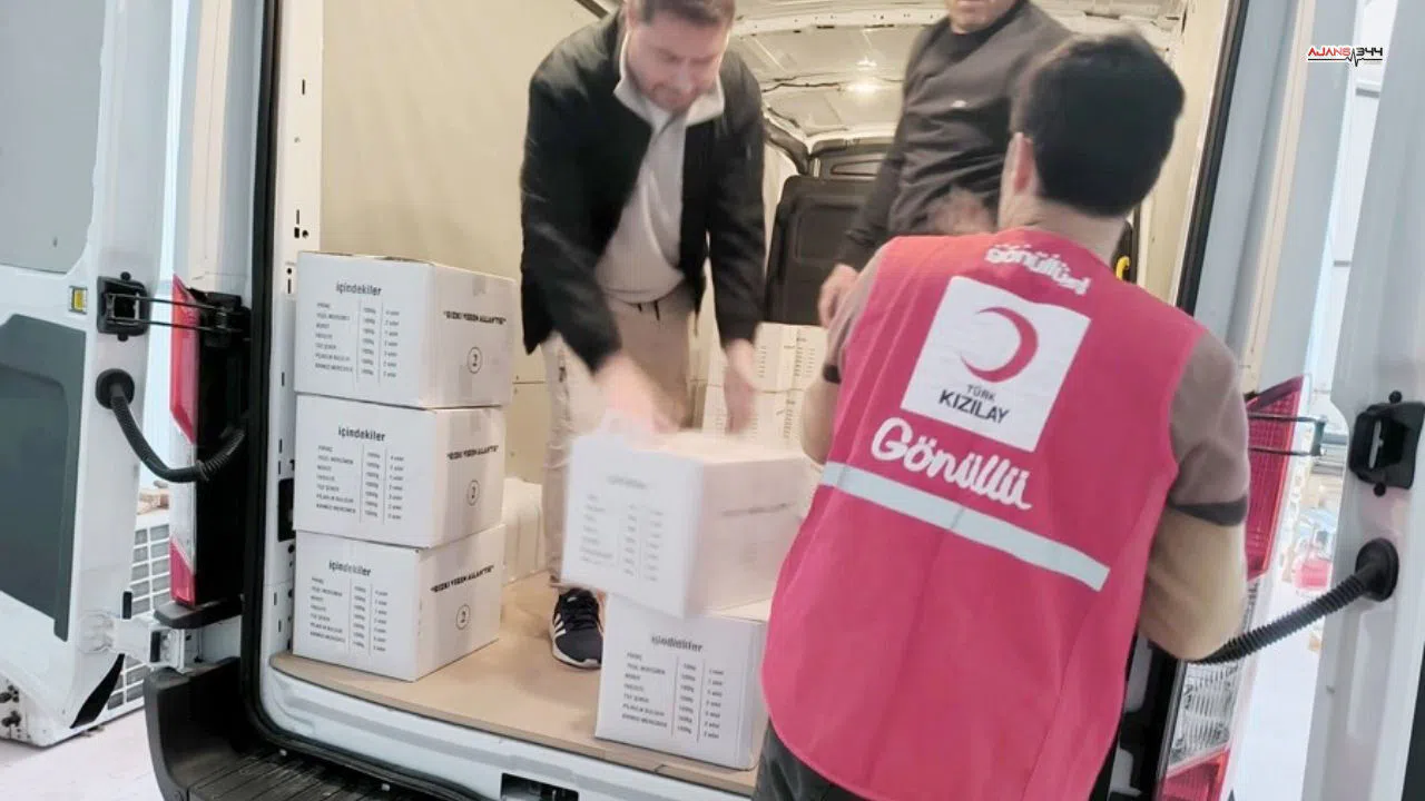 Türk Kızılay, Gazipaşa ilçesindeki ailelere destek olmak için harekete geçti