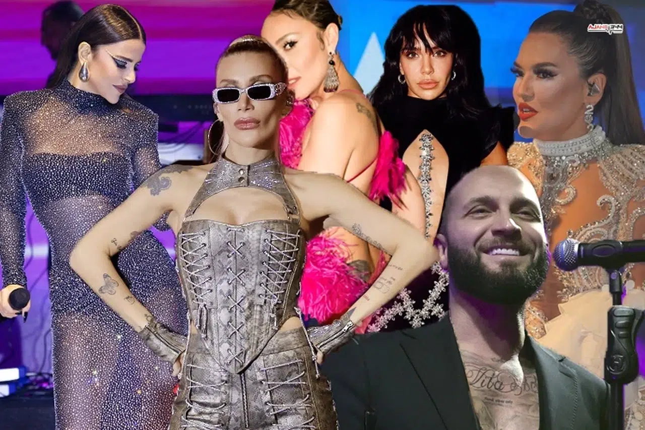 Ünlüler Yeni Yıla Sahnede Girdi