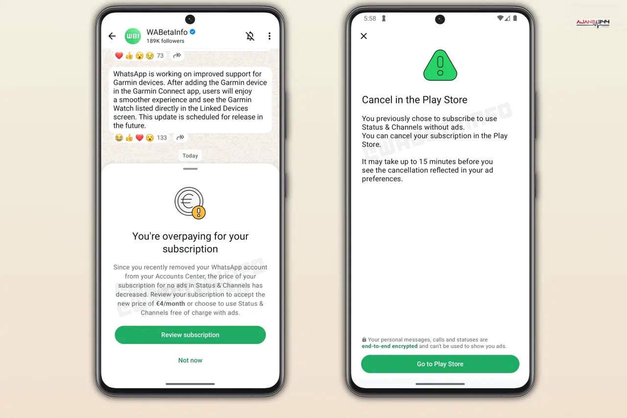 WhatsApp reklamsız aboneliğe hazırlanıyor!
