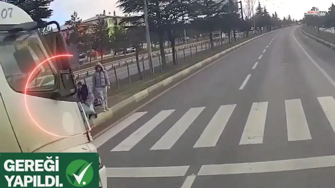 Yaya geçidinde faciqanın eşiğinden dönüldü!