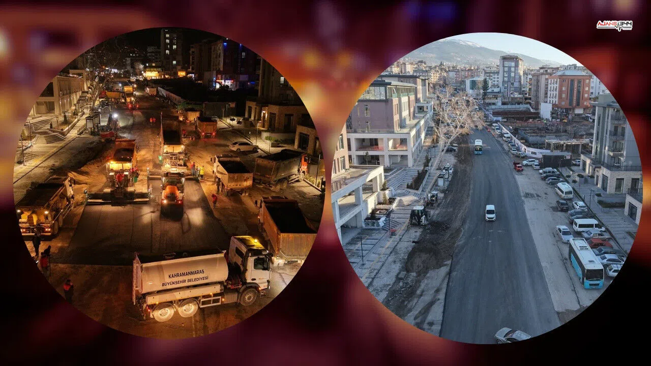 Kahramanmaraş’ta altyapısı biten yollarda hızlı asfalt seferberliği