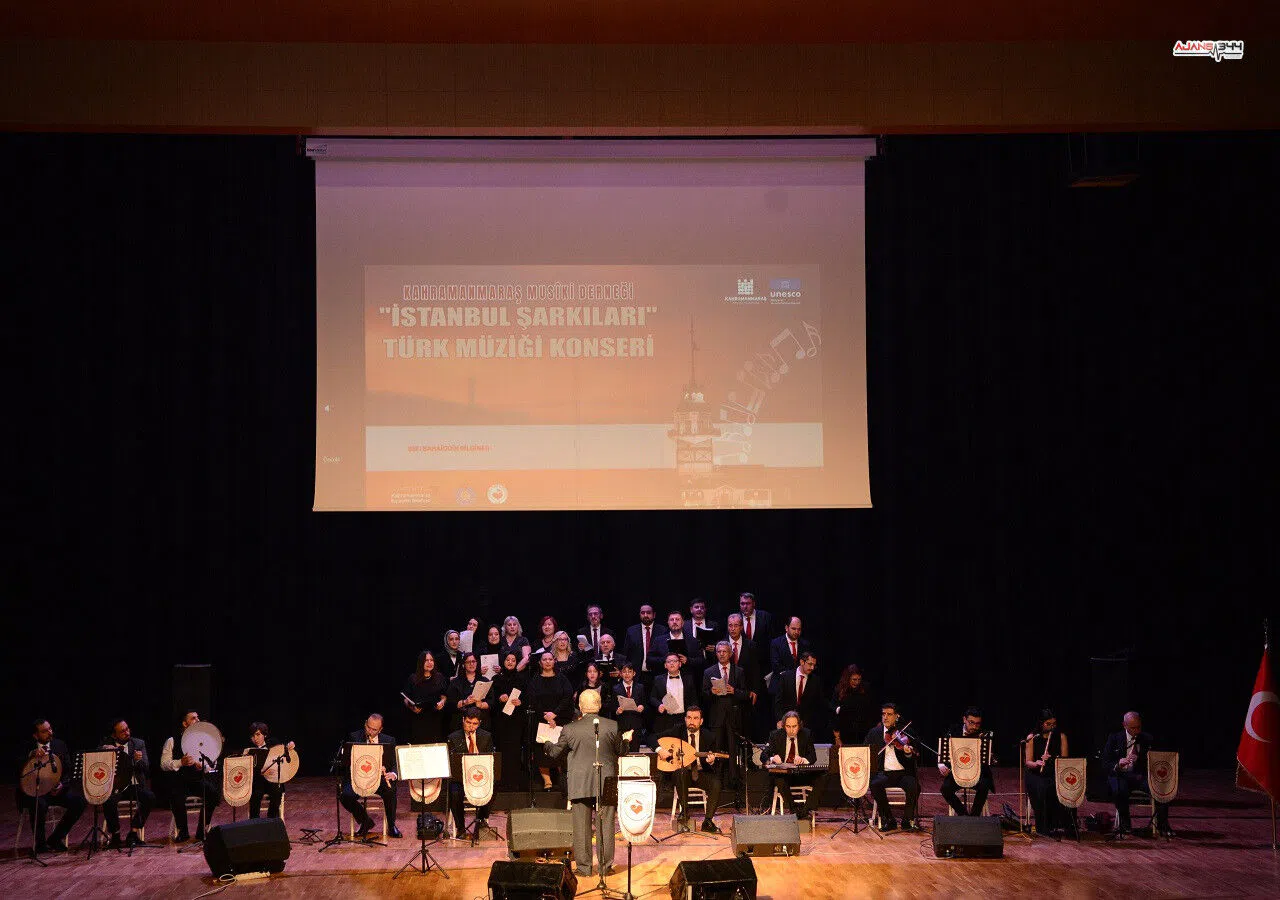 Kahramanmaraş'ta “İstanbul Şarkıları” konseri müzikseverlere nostalji yaşattı