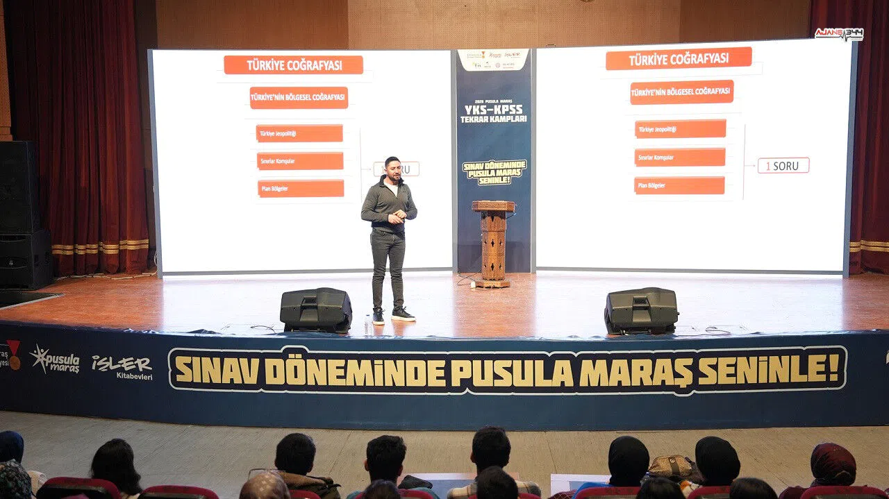 Kahramanmaraş’ta KPSS yolculuğunda gençlere güçlü destek